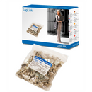 Mp0003  fiche modulaire cat5e adaptée aux câbles ronds 8p8c connecteur blindé contacts plaqués or