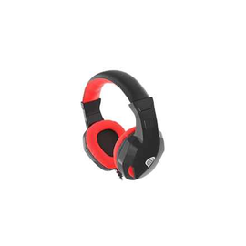 Casque de jeu Argon 100 avec microphone noir et rouge