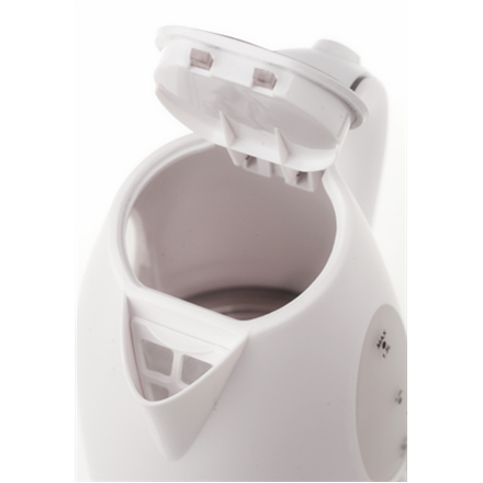 Adler | Kettle | AD 1207 | Standard | 2000 W | 1.5 L | Plastic | 360° rotational base | White