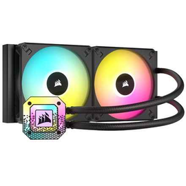 Cooler Corsair "iCUE H115i ELITE CAPELLIX XT", skt universal, racire cu lichid, ventilator 140 mm x 2, 1700 rpm, iluminat RGB, "CW-9060069-WW" (timbru verde 2 lei)