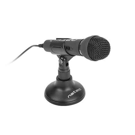 Natec | Microphone | NMI-0776 Adder | Black | Wired