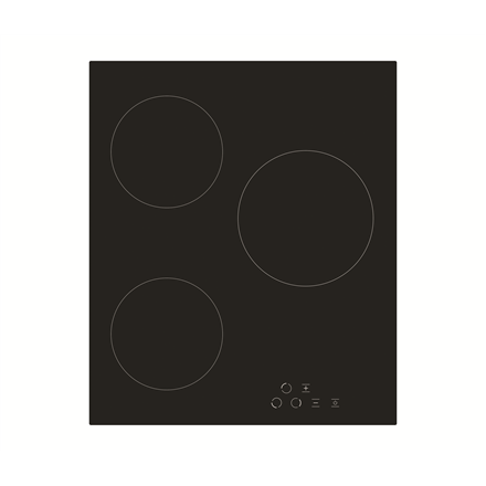 Simfer  plaque de cuisson  h4.030.decsp  vitrocéramique  nombre de brûleurs/zones de cuisson : 3  tactile  noir