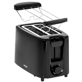 Mesko | Toaster | MS 3220 | Power 750 W | Number of slots 2 | Housing material Plastic | Black - 0