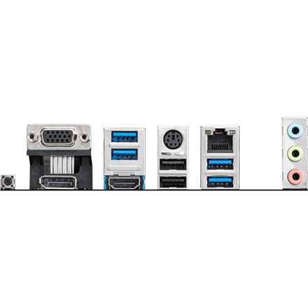 MSI B550M PRO-VDH, m-ATX, socket AM4, chipset AMD B550, 4 modules DIMM, DDR4 double canal jusqu'à 4 400 MHz (OC), 1 emplacement PCIe 4.0/3.0 x16, 2 emplacements M.2, 4 ports USB 3.2 Gen 1, 2 ports USB 2.0, 1 port HDMI, 1 port DP, 1 port VGA, 1 port LAN 1G