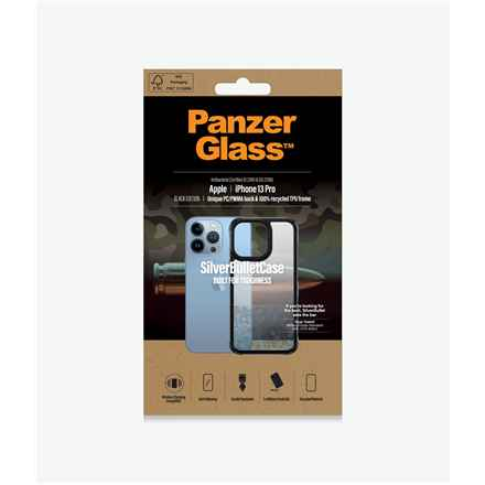 Coque PanzerGlass™ Silverbullet pour Apple iPhone 13 Pro Noir AB