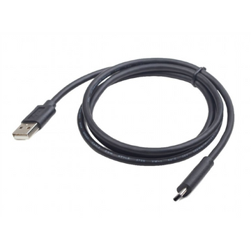 Kabelis Gembird USB Male - Type C Male 1m Black - 0