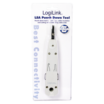 Logilink | LSA Punch Down Tool | LSA Punch Down ToolSuitable for on-wall and in-wall wallplatesCutting of the extending cable end in one stepAccording to the standard EIA/TIA 568 BFor Network, DSL and ISDNEasy to useWith self-tapping contacts - 0