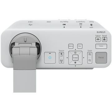 Epson ELP-DC21 | 1920x1080 | 12x Opt. Zoom | Fov. | USB-B | Document camera | White