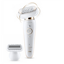 Braun | Silk-epil 9 Flex SES9002 | Epilator | Operating time (max) 40 min | Bulb lifetime (flashes) Not applicable | Number of power levels 2 | Wet & Dry | White/Gold-1
