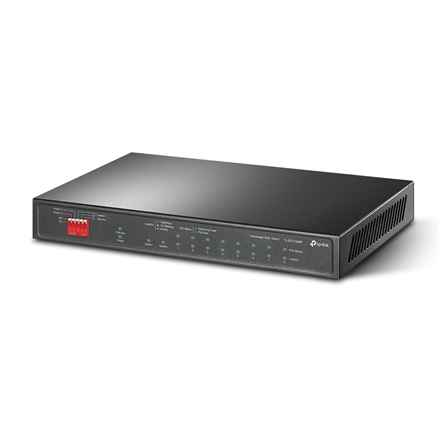 TP-LINK | Switch intelligent Gigabit 10 ports avec PoE+ 8 ports | TL-SG1210MP | Non géré | Bureau | Alimentation externe | 60 mois