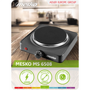 Mesko | Hob | MS 6508 | Number of burners/cooking zones 1 | Rotary | Black | Electric-4