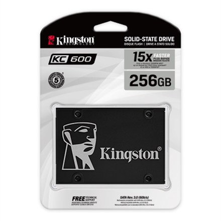 KINGSTON 256GB SSD KC600 SATA3 2.5inch