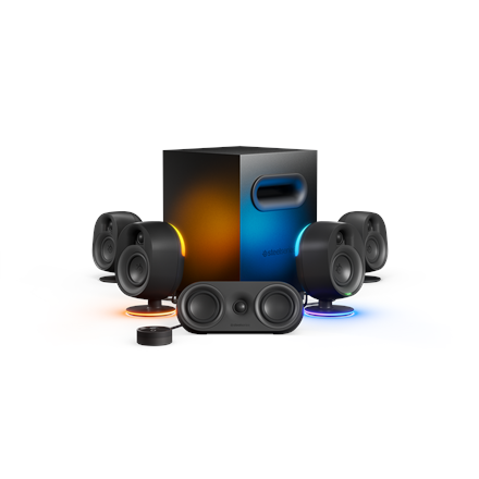 Steelseries Arena 9 speaker set PC/Laptop Black 5.1 channels 2-way Bluetooth