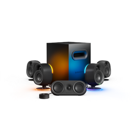 Steelseries Arena 9 speaker set PC/Laptop Black 5.1 channels 2-way Bluetooth