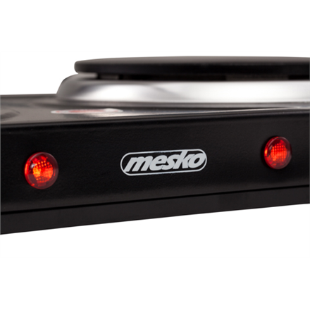 Mesko  cuisinière électrique  ms 6509  nombre de brûleurs/zones de cuisson : 2  noir  électrique
