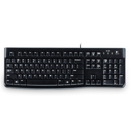 Logitech | K120 | Standard | Wired | EN/LT | 1.5 m | Black | USB Port | Lithuanian | 55 g