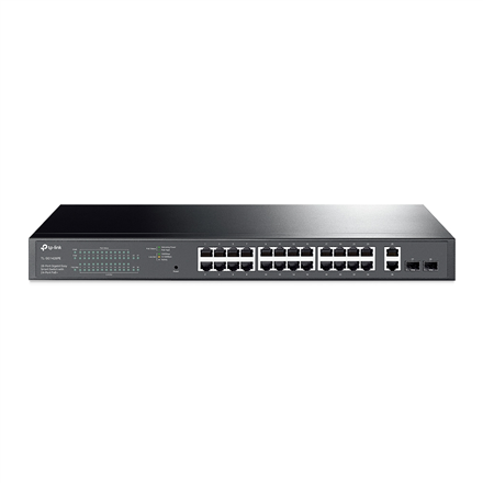 Switch|TP-LINK|Desktop/pedestal|28x10Base-T / 100Base-TX / 1000Base-T|PoE+ ports 24|250 Watts|TL-SG1428PE