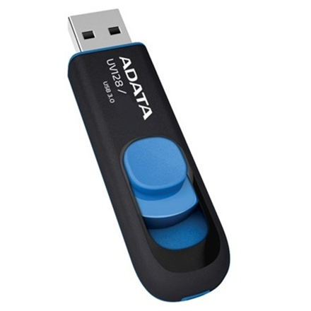 Clé USB ADATA DashDrive UV128 32 Go USB Type-A 3.2 Gen 1 (3.1 Gen 1) Noir, Bleu