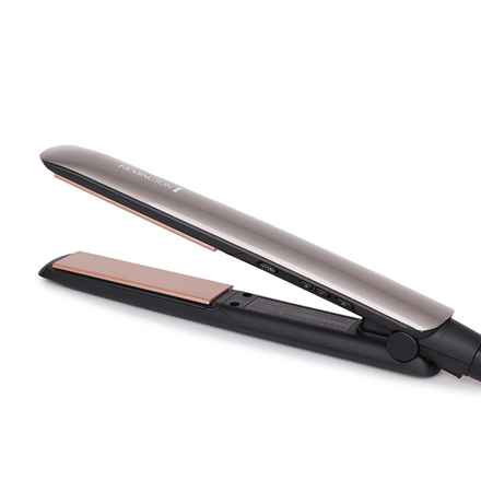 Remington | Lisseur | S8590 | Garantie 24 mois | Système de chauffage en céramique | Noir/crème