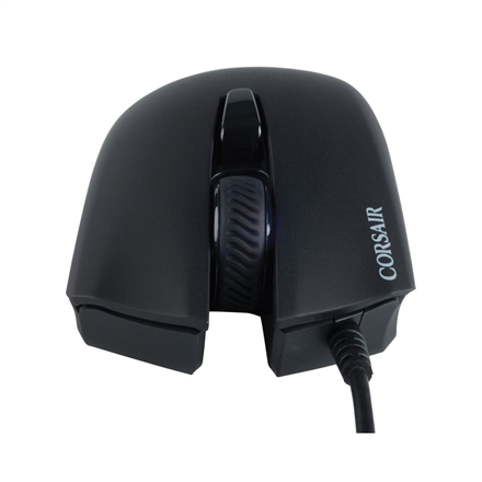 MOUSE CORSAIR, "Harpoon RGB Pro", gaming, cu fir, USB, optic, 12000 dpi, butoane/scroll 6/1, iluminare, butoane programabile, negru, "CH-9301111-EU" (timbru verde 0.18 lei)