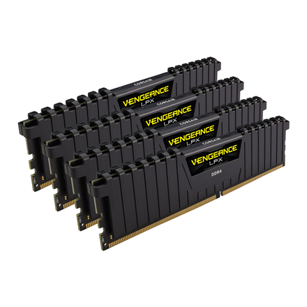 Corsair 32GB (4 x 8 GB) DDR4 2666MHz CL16 Vengeance LPX Black