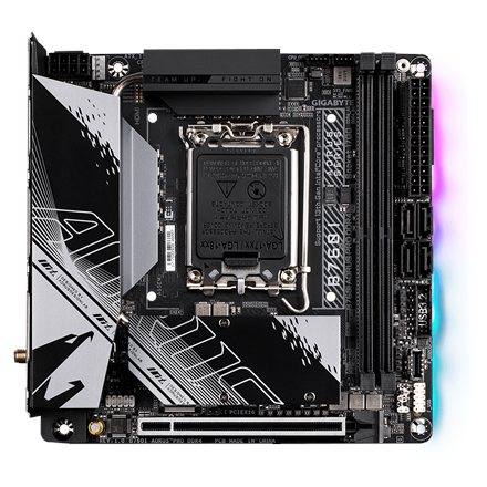 Carte mère mb gigabyte b760i aorus pro lga1700 ddr4