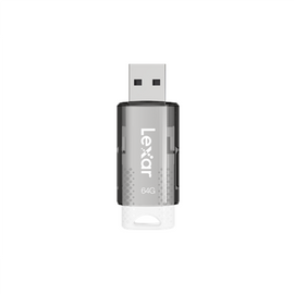 Lexar | Flash drive | JumpDrive S60 | 64 GB | USB 2.0 | Black/Teal - 0