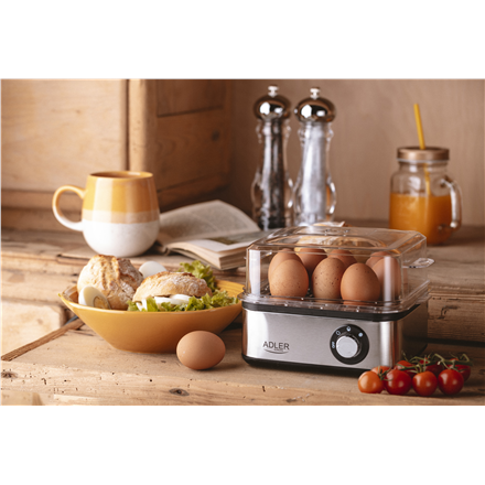 Adler | Egg boiler | AD 4486 | Stainless steel | 800 W