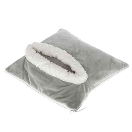 Adler | Coussin chauffant couverture | AD 7412 | Nombre de niveaux de chauffage : 8 | Nombre de personnes : 1 | Lavable | Polaire douce | 80 W | Gris