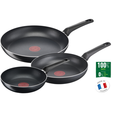 Ensemble de poêles Tefal B5569153, 3 pièces