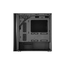 Boîtier Cooler Master, mini tour, mATX, « Silencio S400 », sans alimentation, verre trempé, 2 ventilateurs, 2 ports USB 3.0, 1 port jack 3,5 mm, lecteur de cartes, maillé, « MCS-S400-KG5N-S00 » (timbre vert 0,16 lei)