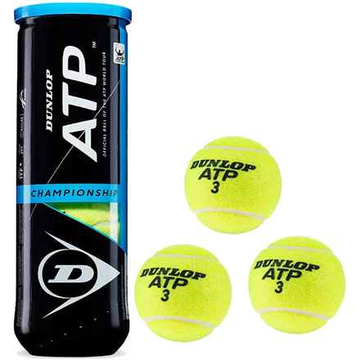 Balles de tennis DUNLOP ATP CHAMPIONSHIP Entry 3 tubes ITF