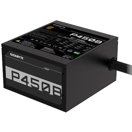 Bloc d'alimentation Gigabyte P450B 450 W 20+4 broches ATX ATX Noir