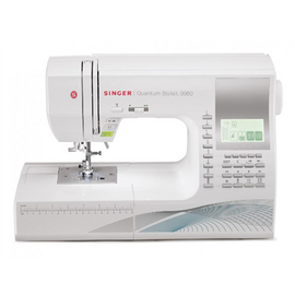 Singer 9960 Quantum Stylist sewing machine, white