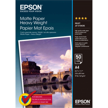 Matte Paper Heavy Weight, DIN A4, 167g/mÂ², 50 Sheets - 0