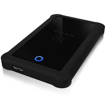 Raidsonic | ICY BOX | IB-233U3-B External enclosure for 2.5" SATA HDD/SSD with USB 3.0 interface and silicone protection sleeve | SATA I, II, III | USB 3.0 | 2.5" - 0