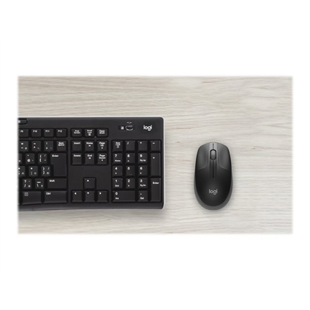 Souris optique sans fil RF Logitech M190 1000 DPI ambidextre
