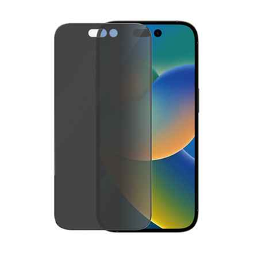 PanzerGlass | Protection d'écran | Apple | iPhone 14 Pro | Verre | Noir | Ajustement ultra-large | Confidentialité