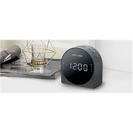 Muse | Dual Alarm Clock radio PLL | M-185CR | AUX in | Black - 0