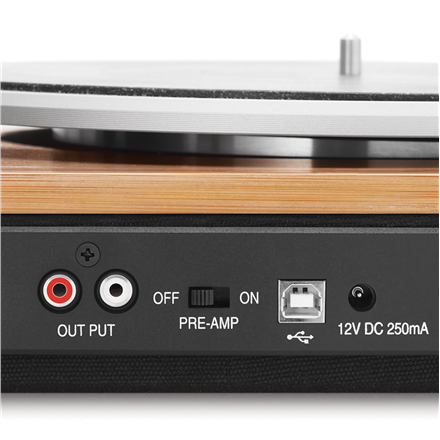 Platine vinyle marley stir it up sans fil noir signature  marley  stir it up  platine vinyle