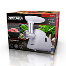 Mesko | Meat mincer | MS 4809 | White | 350 W | Middle size sieve; mince sieve; poppy sieve; plunger; sausage filler-1