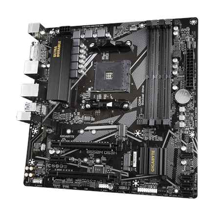 Carte mère Gigabyte B550M DS3H Socket AM4 micro ATX AMD B550
