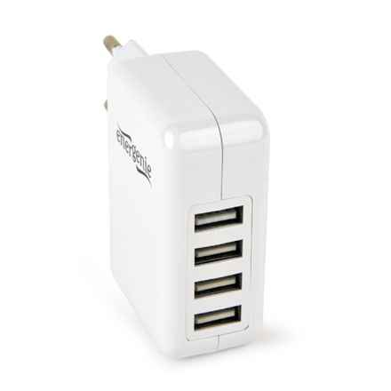 Energenie 4 ports USB 3.1A universel blanc