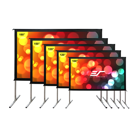 Elite Screens | Yard Master 2 Mobile Outdoor screen WV-Dual | OMS100H2-DUAL | Diagonal 100 " | 16:9 | Viewable screen width (W) 222 cm