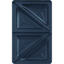 TEFAL | SW852D12 | Appareil à croque-monsieur | 700 W | Nombre de plaques : 2 | Nombre de pâtisseries : 2 | Acier inoxydable