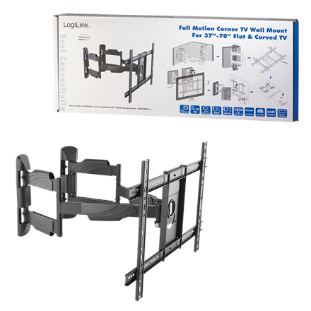 Logilink BP0047 TV Wall mount, 37"-70". corner mount | Logilink
