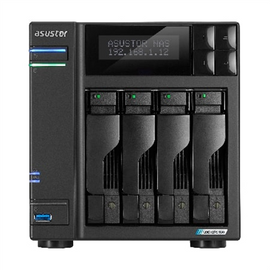 Asustor LOCKERSTOR 4 Gen2 (AS6704T) NAS Desktop Intel® Celeron® N N5105 4 GB DDR4 0 TB ADM Black