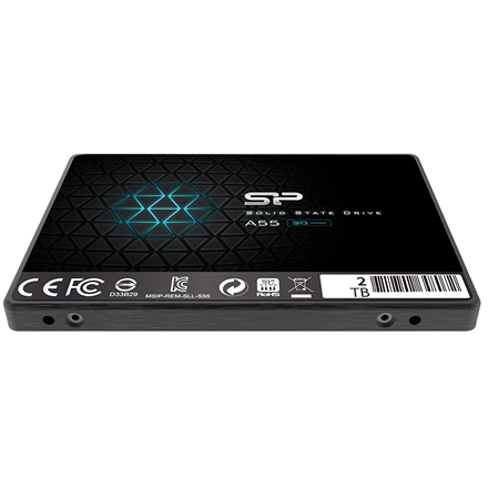 Silicon Power | Ace | A55 | 2000 GB | SSD form factor 2.5" | Solid-state drive interface SATA III | Read speed 500 MB/s | Write speed 450 MB/s