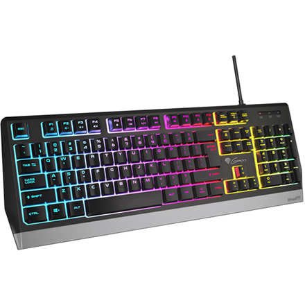 GENESIS Rhod 300 RGB keyboard Gaming USB QWERTY English Black
