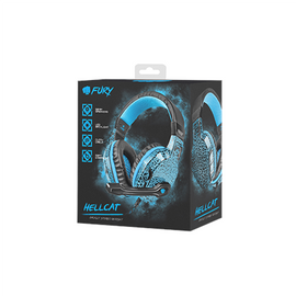Natec Fury HellCat Gaming Headphones With Microphone and LED Light